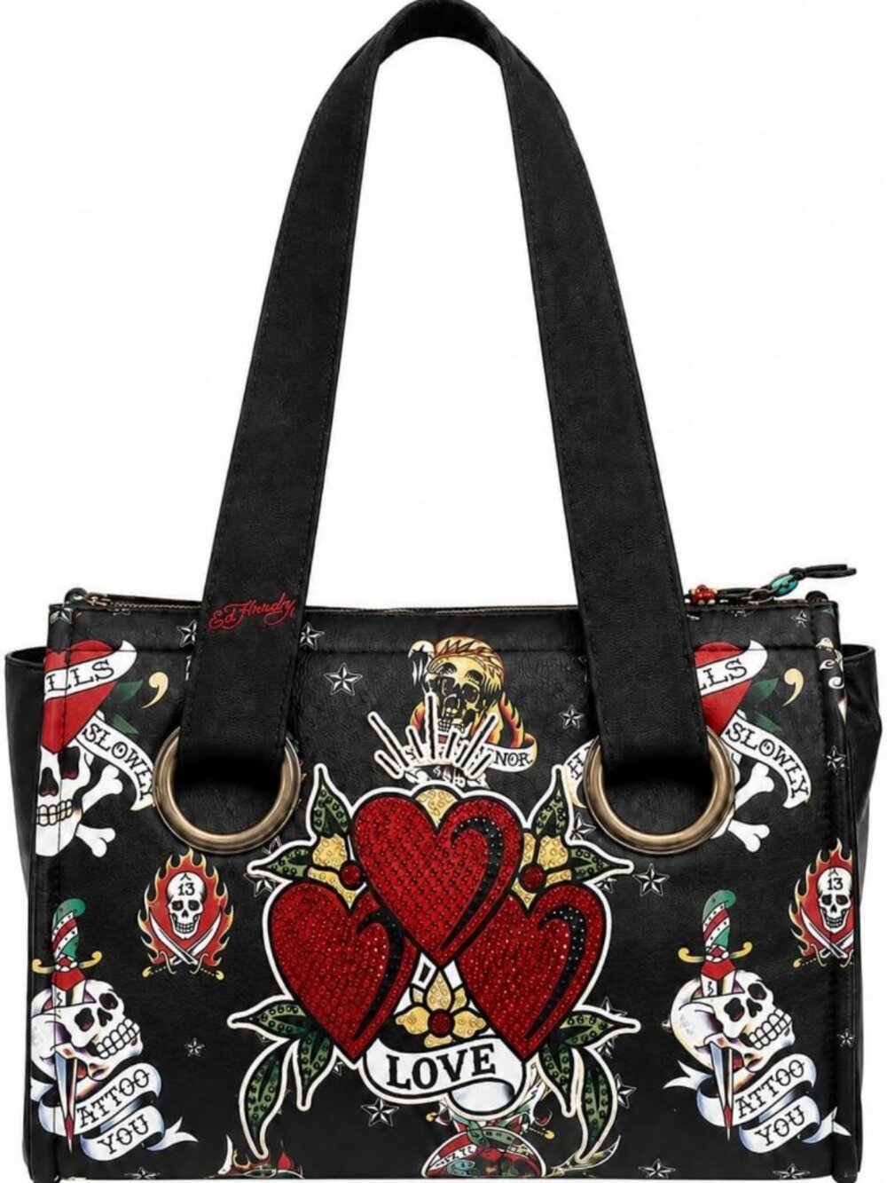 Stylish Black Tattoo Tote Bag | Spacious, Trendy, Perfect for Everyday Use